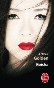 Couverture du roman représentant le portrait d’une geisha.