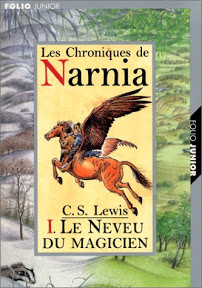 Couverture du livre représentant des enfants sur un cheval ailé.