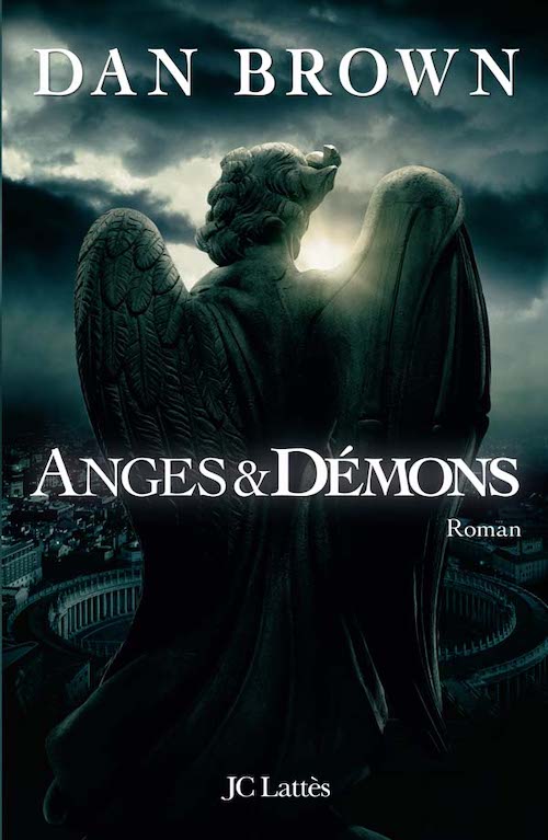 Couverture du livre représentant une statue d'ange de dos.