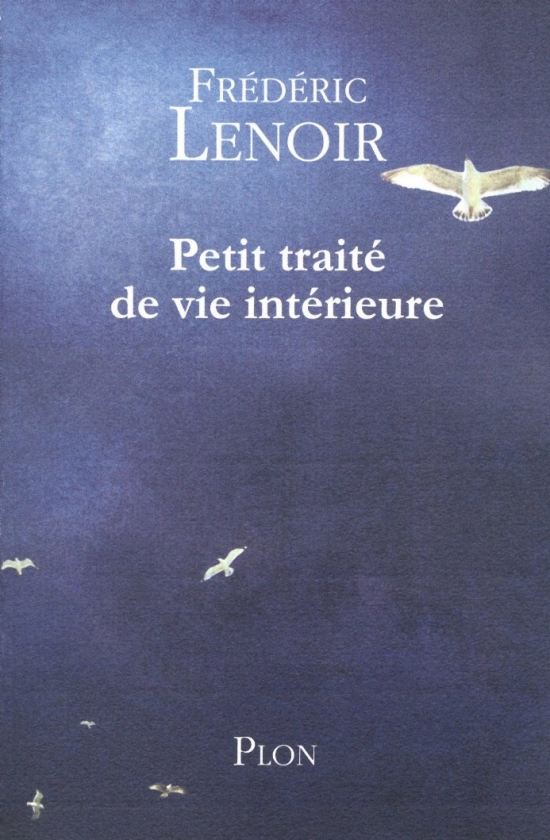 Couverture du livre, bleue avec une colombe.