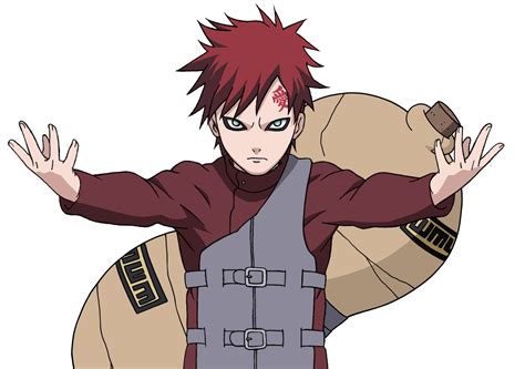 Portrait de Gaara du désert.