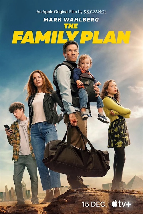 affiche du film représentant toute une famille avec la mère, le père qui pote le bébé, le fils adolescent et la fille jeune adulte.