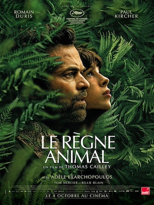 Affiche du film représentant deux viasges d'hommes dans des fougères luxuriantes.