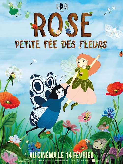 Affiche du film représentant la petite fée avec son amie papillon.