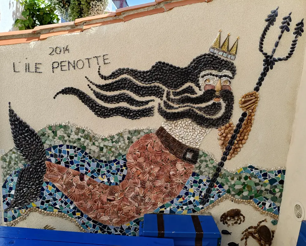 Fresque du Roi Triton.