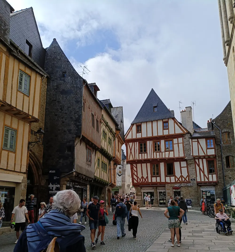 Centre-ville historique de Vannes.