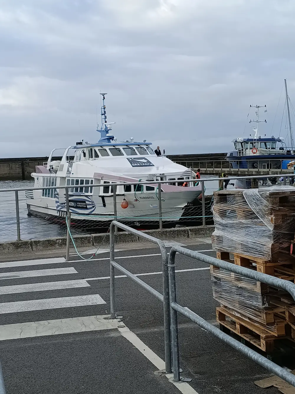 Le bateau de traversée.