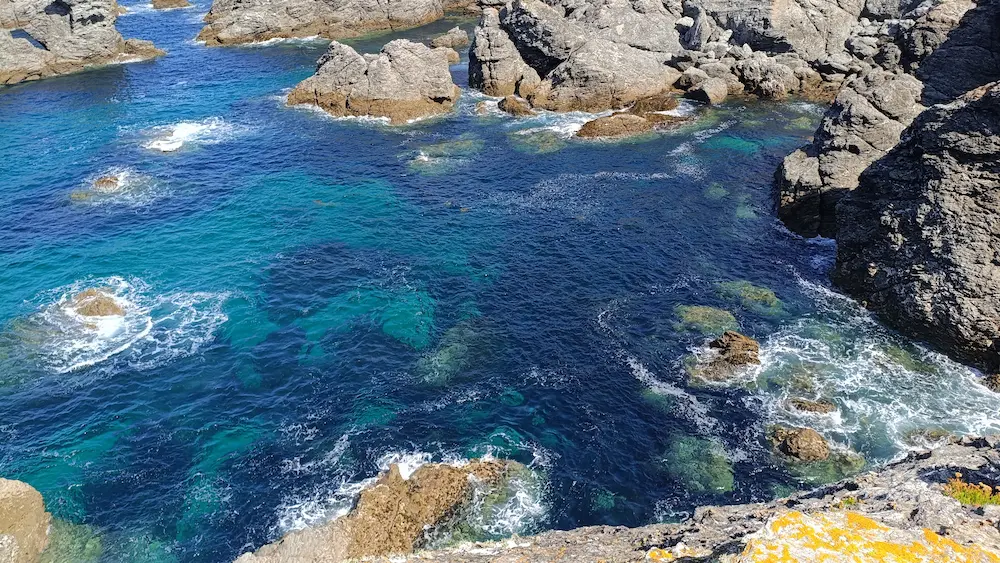 Vue depuis la pointe des poulains.