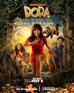 Affiche du film Dora : à la recherche du Sol Dorado.