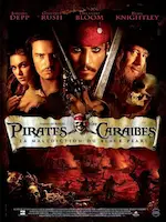 Affiche du film Pirates des Caraïbes : la malédiction du Black Pearl.