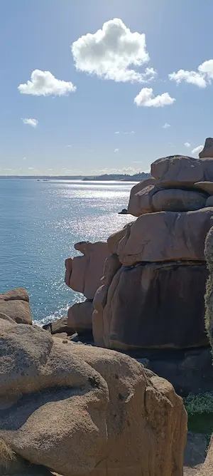 Photographie de la côte.