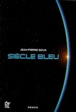 Couverture du tome 1 de la saga représentant une lumière stellaire dans l'espace, avec la courbe de l'atmosphère de la Terre.